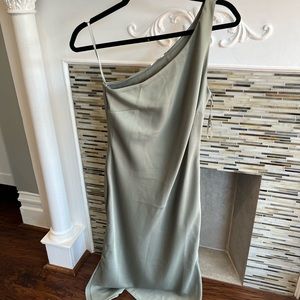 Anthro - never worn green dress